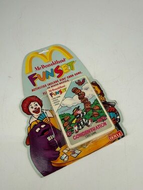Vintage McDonaldland Funset Concentration Card Game